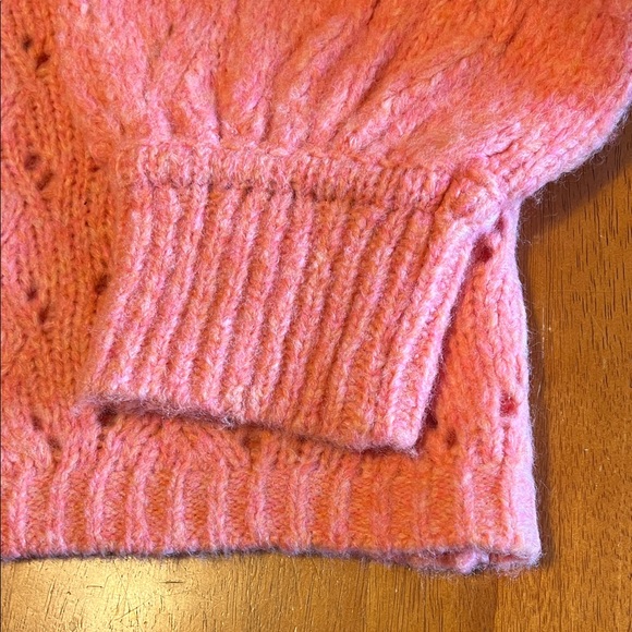 J. Crew Coral Crew Neck Sweater - Picture 4 of 6